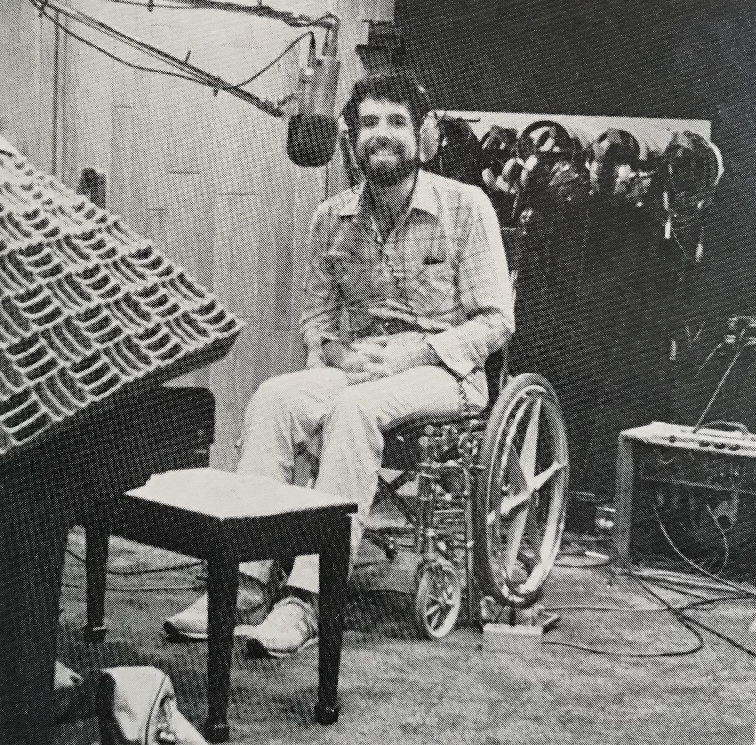 Kit Kamien at the recording studio (Source: Kit Kamien and the Backroom Players)
