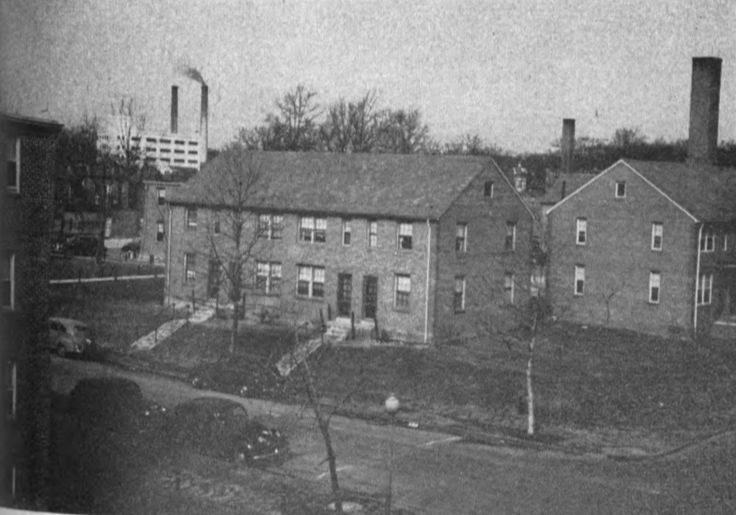 Apartment building from the Carrollsburg Dwellings