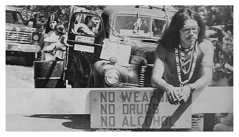 A demonstrator in Patapsco state park. (Reprinted with permission of the DC Public Library, Star Collection © Washington Post.)