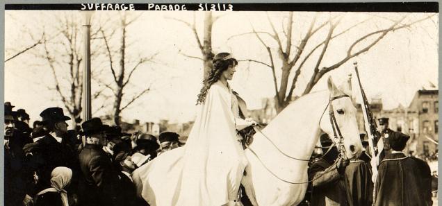 Chaos and Persistence at the 1913 Women's Suffrage March