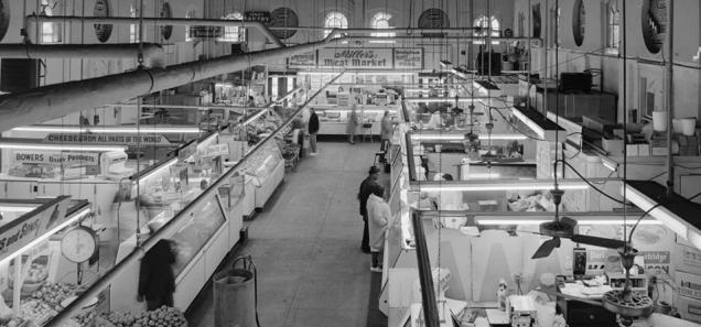 Eastern Market interior looking south (Source: Library of Congress) Eastern Market interior looking south (Source: Library of Congress)