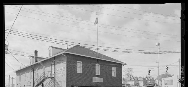 Cherrydale firehouse. (Source: Library of Congress)