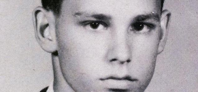 Jim Morrison's 10th grade high school yearbook photo. (Photo source: George Washington High School yearbook)