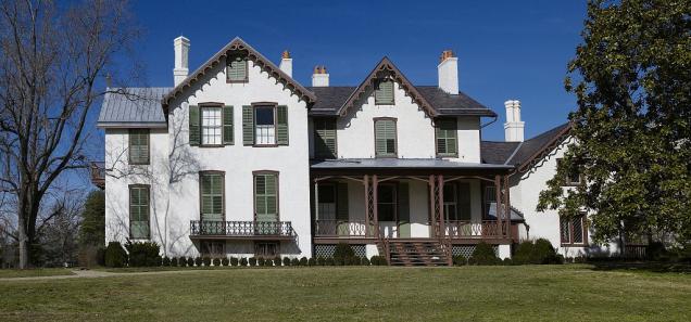 Lincoln's Cottage. (Source: Library of Congress) Lincoln's Cottage. (Source: Library of Congress)