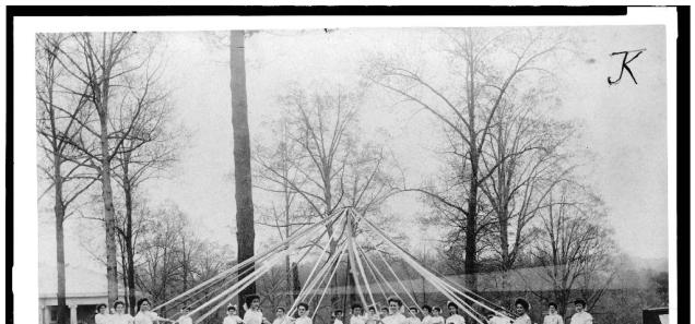 May Day festivities at National Park Seminary c.1907 (Source: LOC)