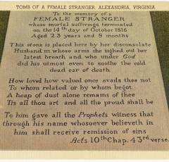 The Female Stranger of Alexandria